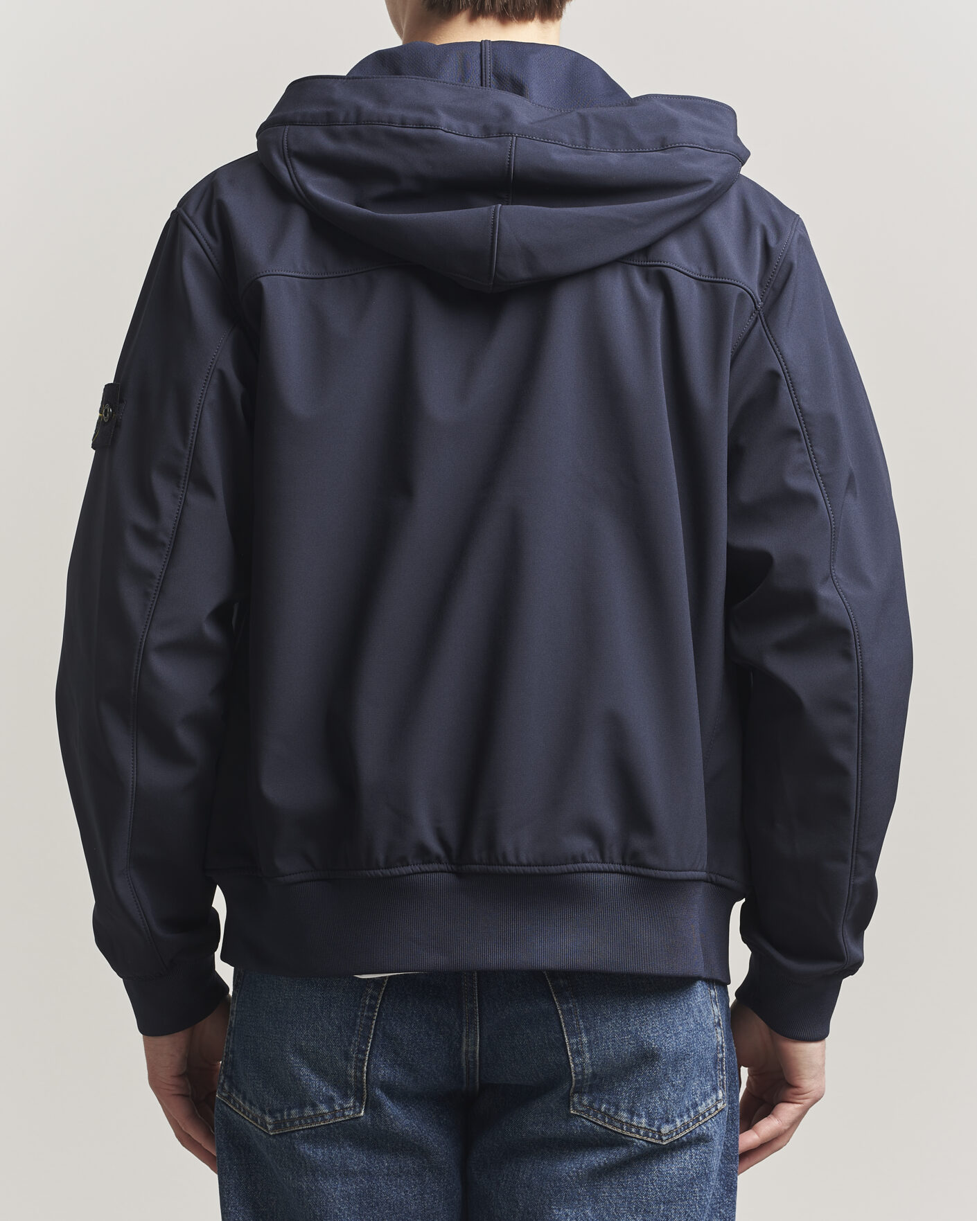 Hombres | Abrigos y chaquetas | Stone Island | Soft Shell Hooded Jacket Navy