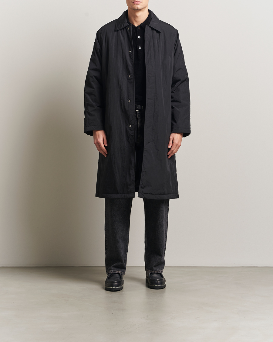 Hombres | Abrigos y chaquetas | Sunflower | Relaxed Nylon Coat Black