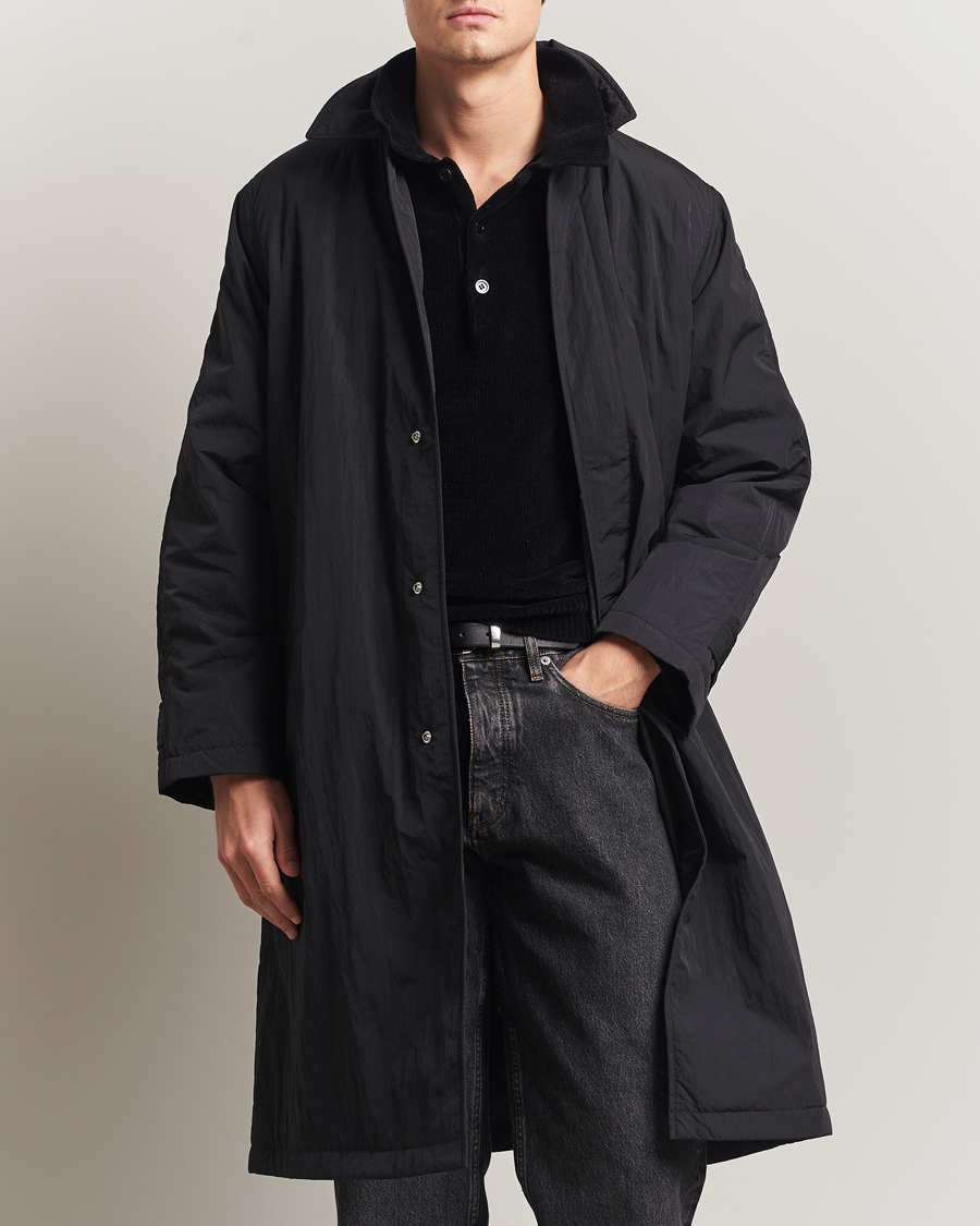 Hombres | Abrigos y chaquetas | Sunflower | Relaxed Nylon Coat Black