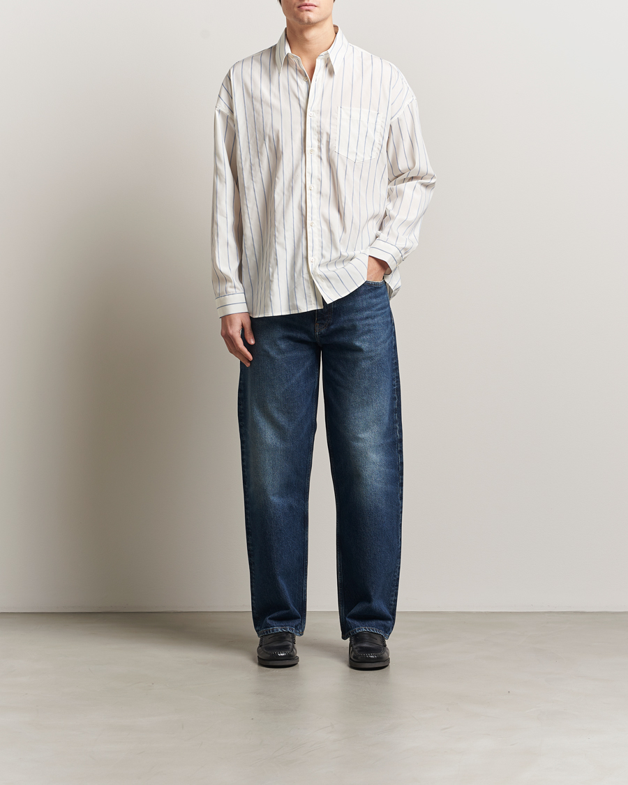Hombres | Vaqueros | Sunflower | Loose Jeans Dark Blue Worn