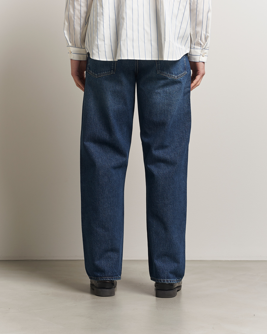 Hombres | Vaqueros | Sunflower | Loose Jeans Dark Blue Worn