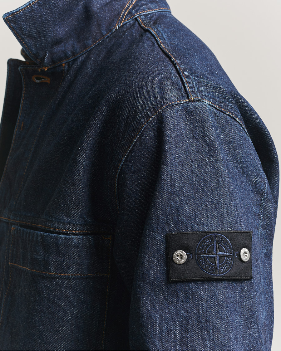 Hombres | Abrigos y chaquetas | Stone Island | Denim Jacket Blue Rinse
