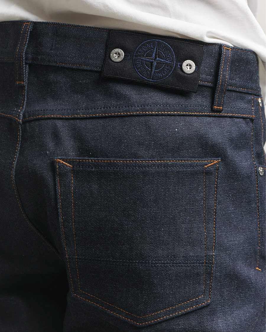 Hombres | Vaqueros | Stone Island | Straight Fit Raw Denim Jeans Blue