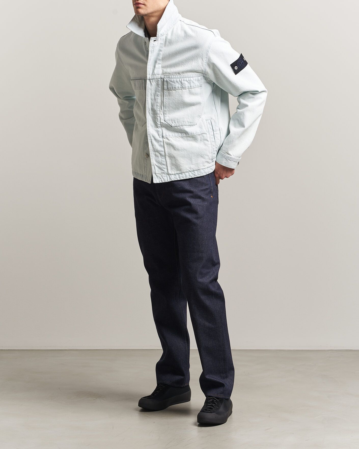 Hombres | Pantalones | Stone Island | Straight Fit Jeans Blue Raw