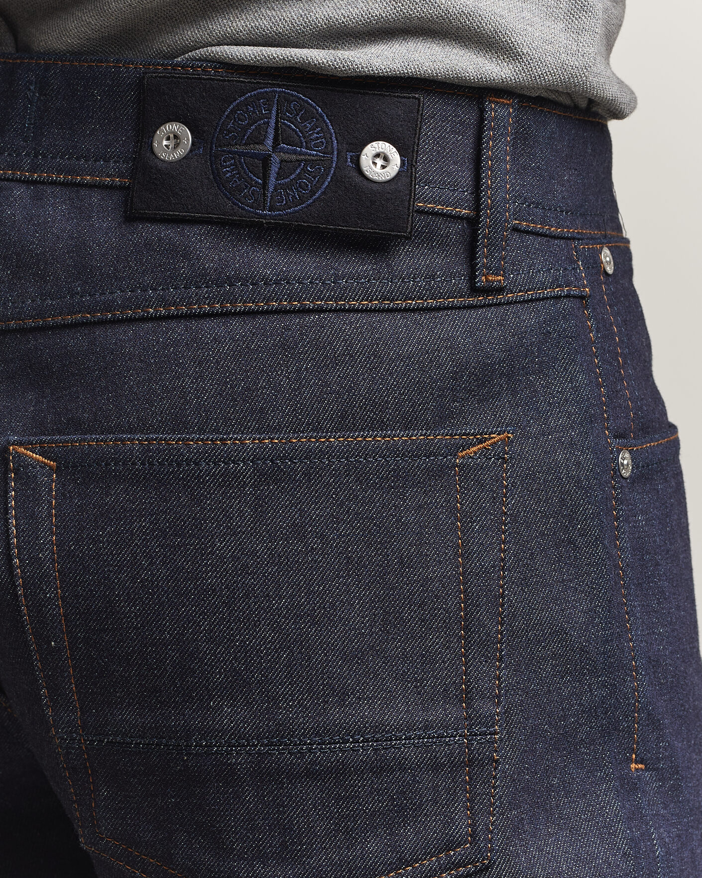 Hombres | Pantalones | Stone Island | Straight Fit Jeans Blue Raw