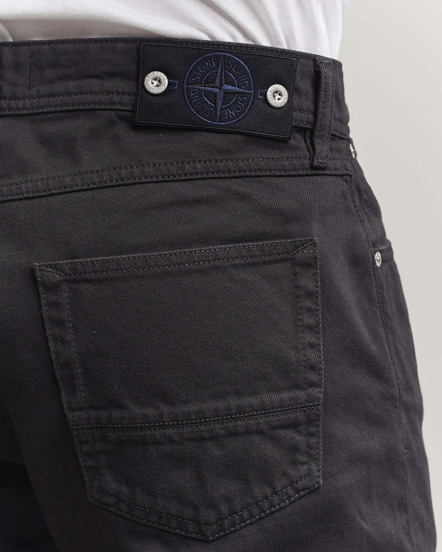 Hombres | Pantalones | Stone Island | Straight Fit Denim Jeans Black