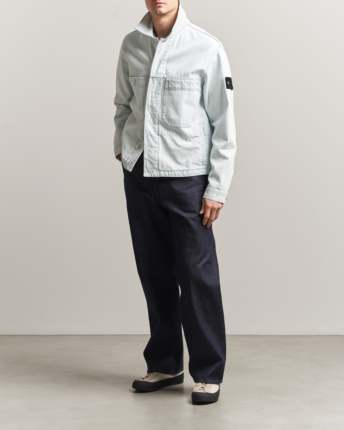 Hombres | Vaqueros | Stone Island | Loose Fit Denim Jeans Blue Raw