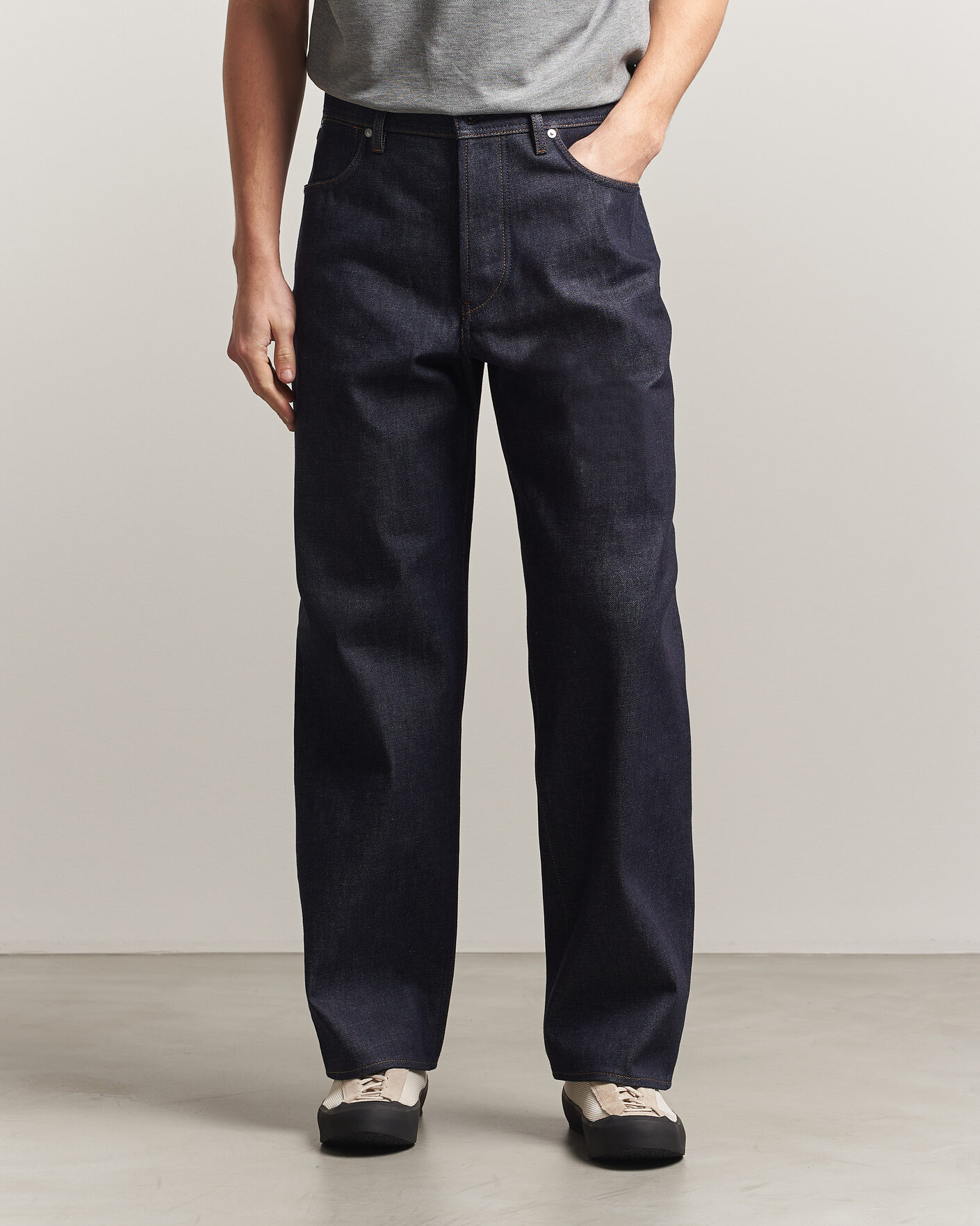 Hombres | Vaqueros | Stone Island | Loose Fit Denim Jeans Blue Raw