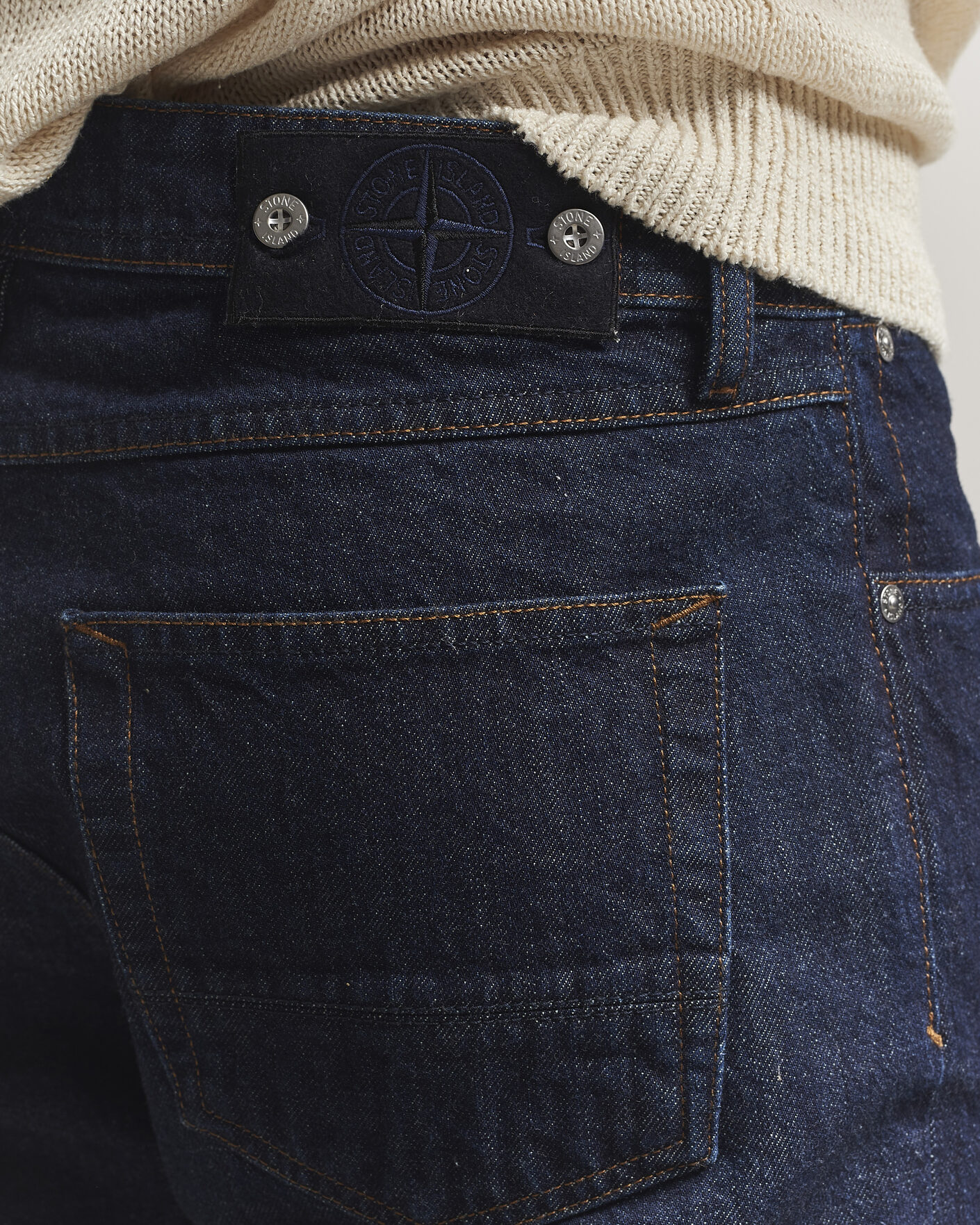 Hombres | Vaqueros | Stone Island | Straight Fit Denim Jeans Blue Rinse