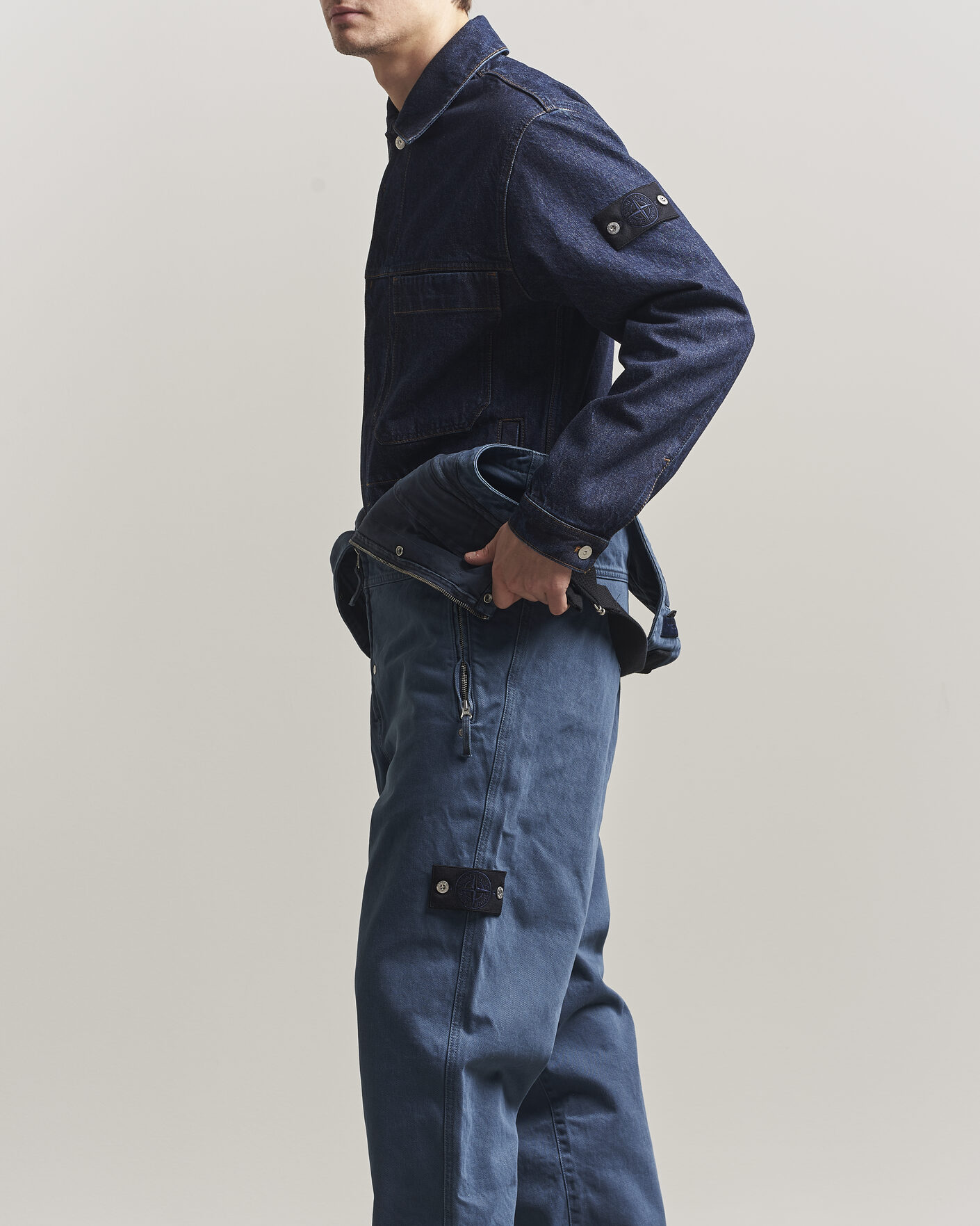 Hombres | Camisas | Stone Island | Denim Overall Indigo