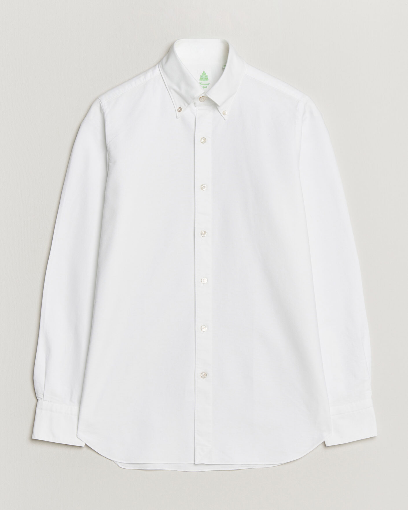 Hombres | Camisas | Finamore Napoli | Gaeta Oxford Button Down Shirt White