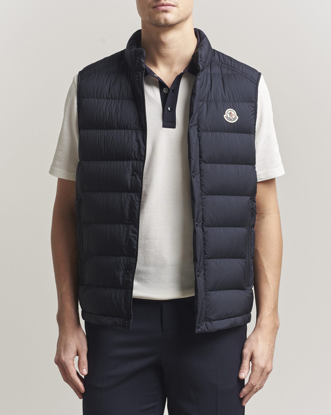 Hombres | Chalecos | Moncler | Barthe Down Vest Navy