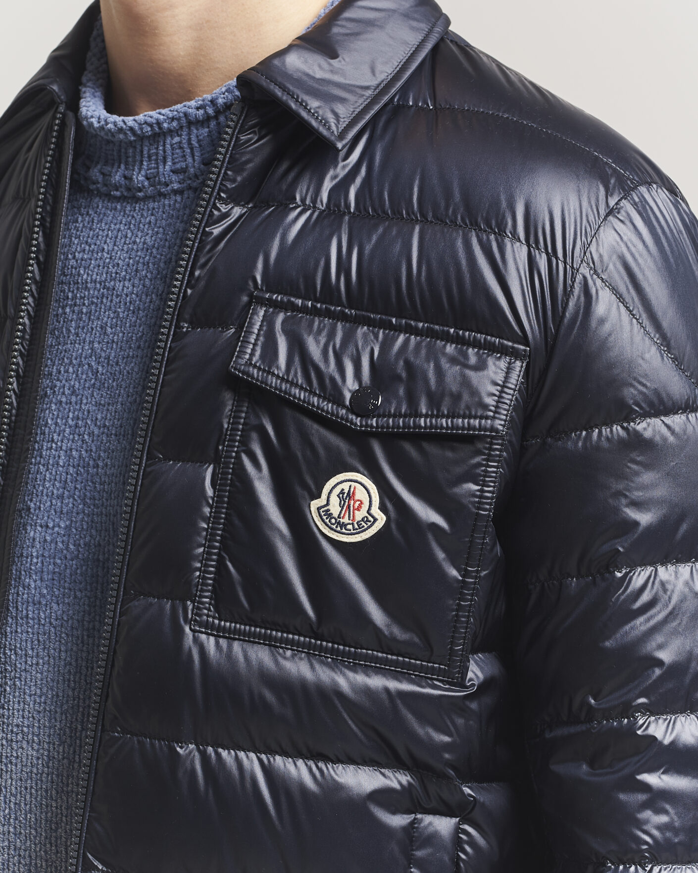 Hombres | Abrigos y chaquetas | Moncler | Mourillon Shirt Jacket Navy
