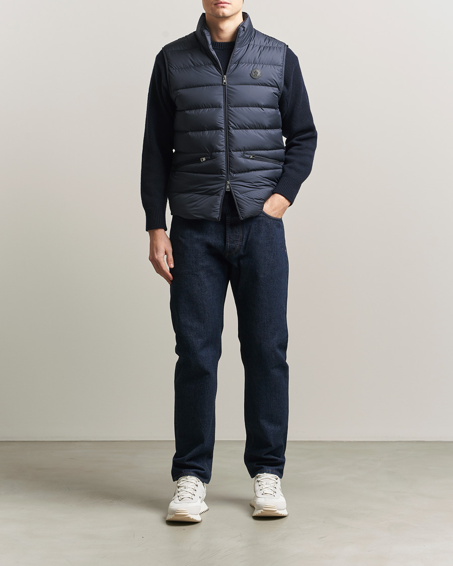 Hombres | Chalecos | Moncler | Lechtal Down Vest Navy