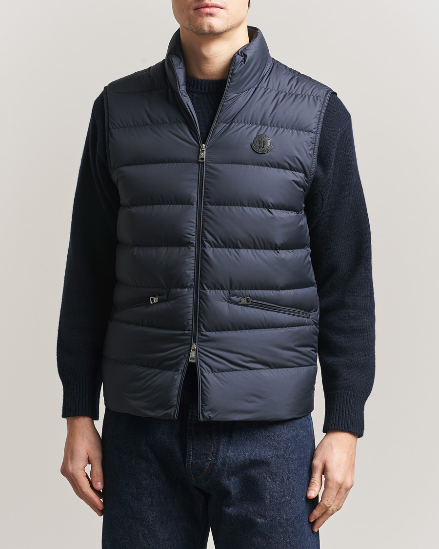 Hombres | Chalecos | Moncler | Lechtal Down Vest Navy