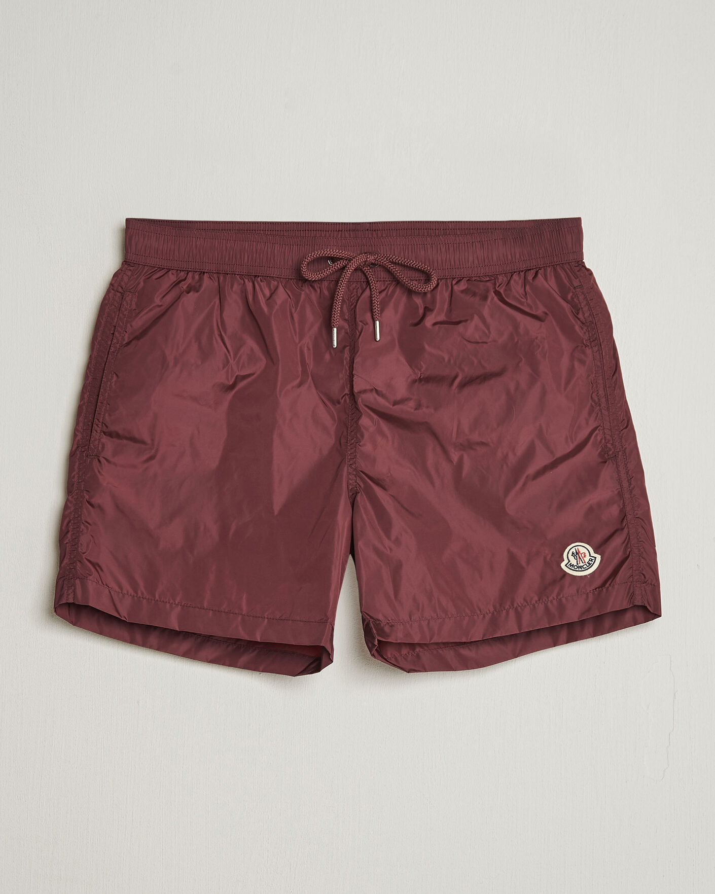 Hombres | Bañadores | Moncler | Nylon Swim Shorts Burgundy