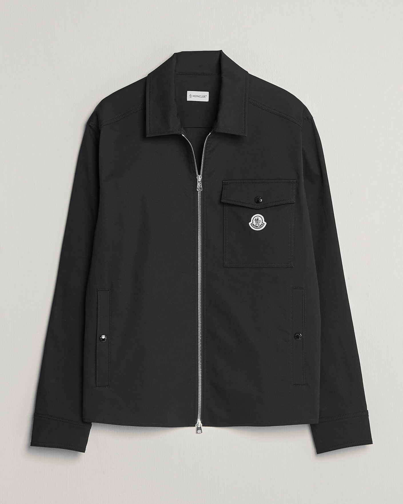 Hombres | Camisas | Moncler | Zip Overshirt Black
