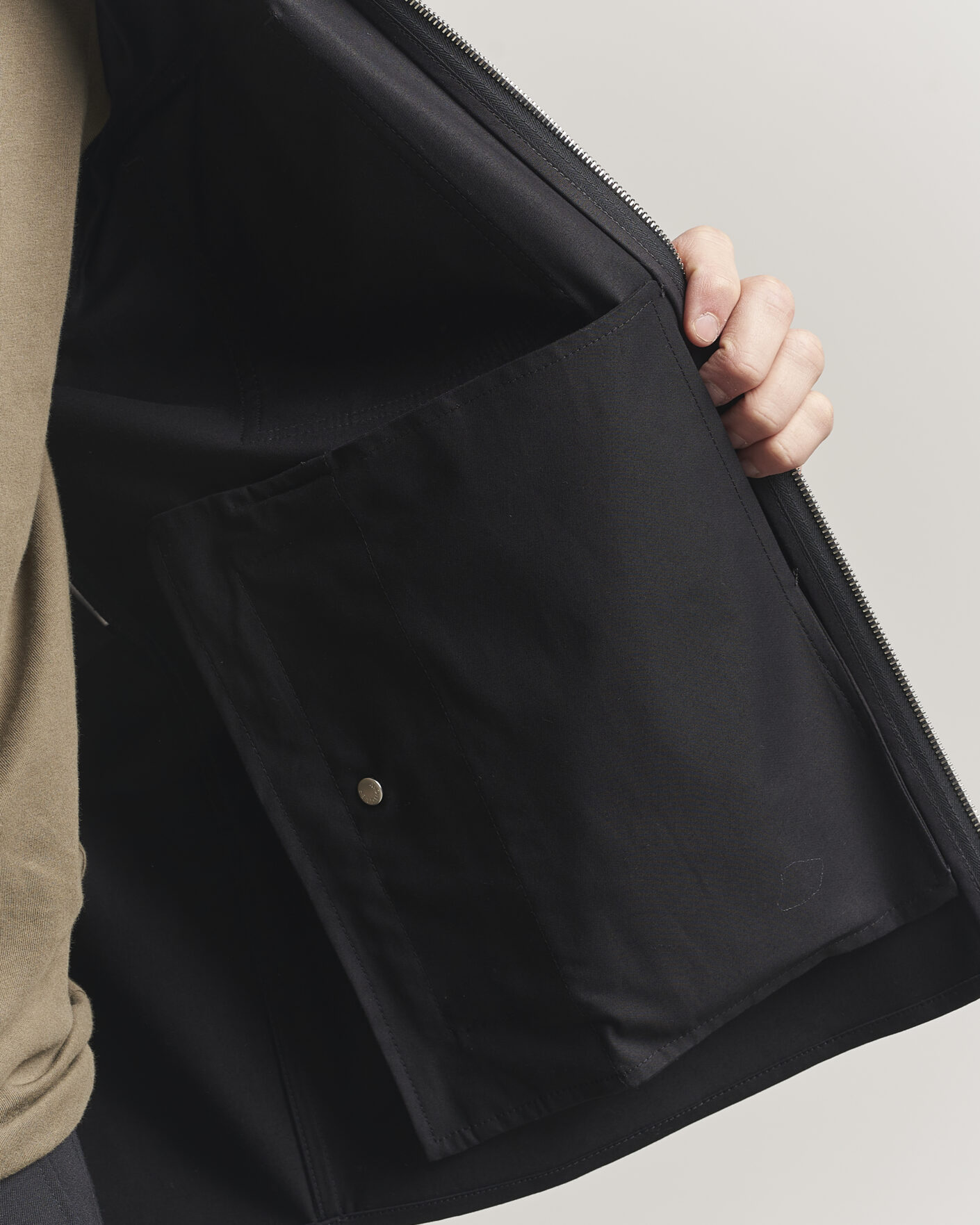 Hombres | Camisas | Moncler | Zip Overshirt Black