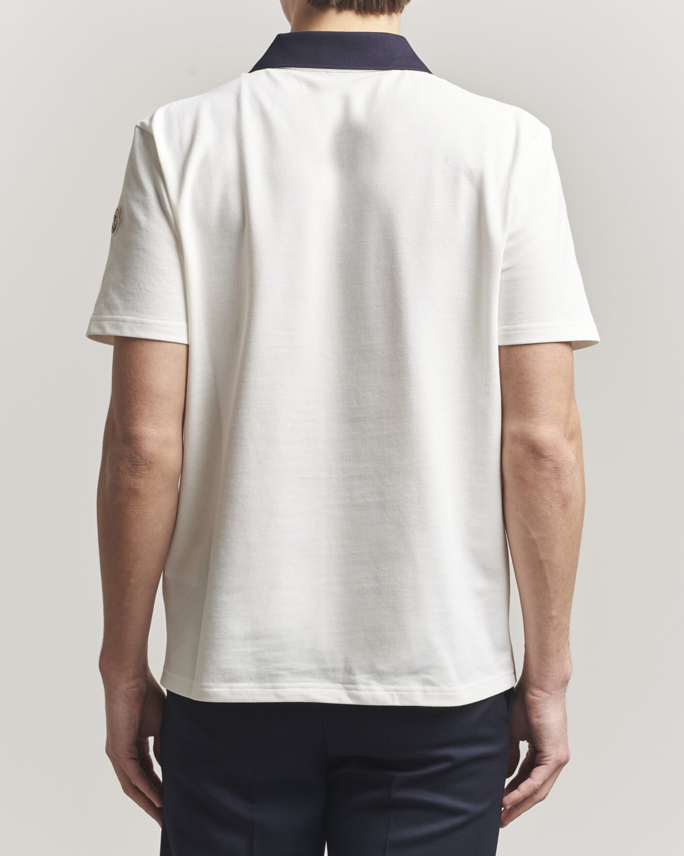 Hombres | Polos | Moncler | Signature Logo Polo Off White