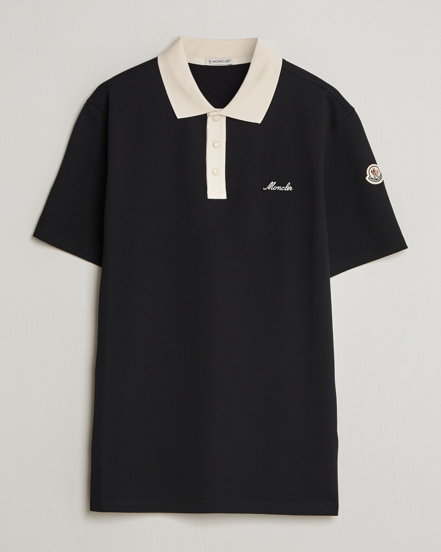 Hombres | Polos | Moncler | Signature Logo Polo Black