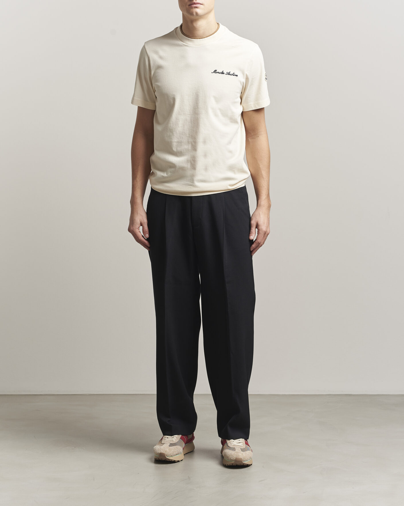 Hombres | Camisetas | Moncler | Signature Logo T-Shirt Off White