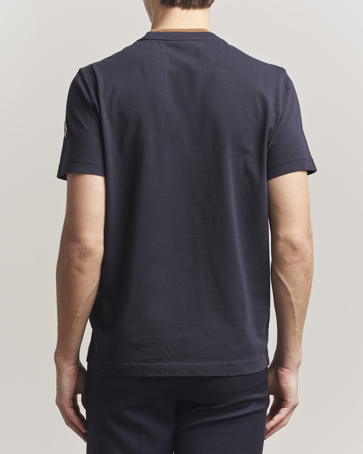 Hombres | Camisetas | Moncler | Signature Logo T-Shirt Navy