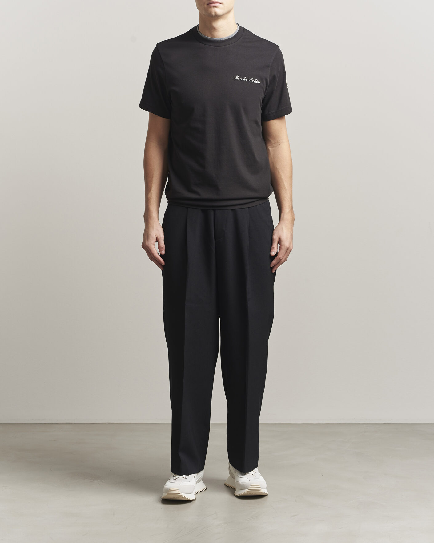 Hombres | Camisetas | Moncler | Signature Logo T-Shirt Black