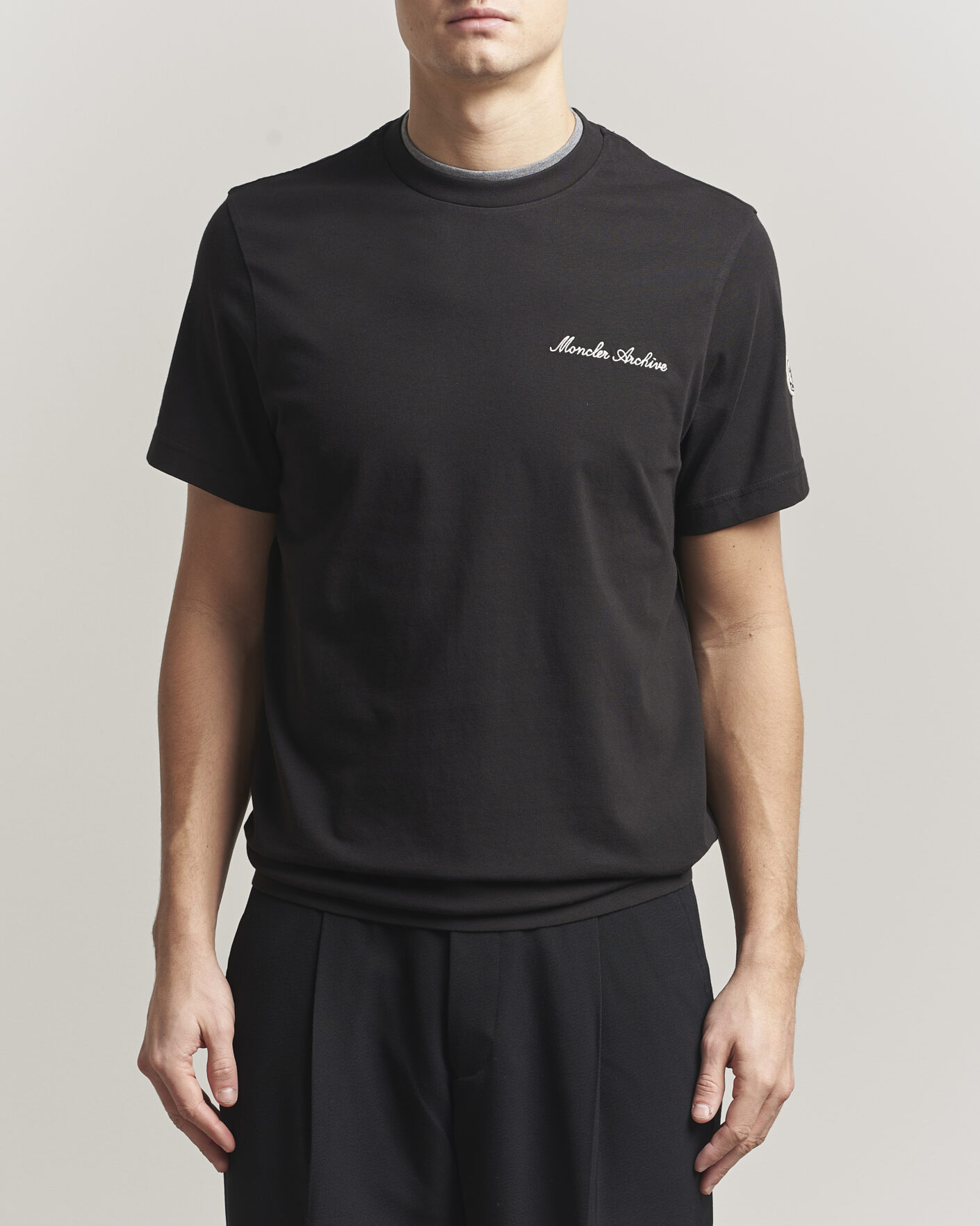 Hombres | Camisetas | Moncler | Signature Logo T-Shirt Black