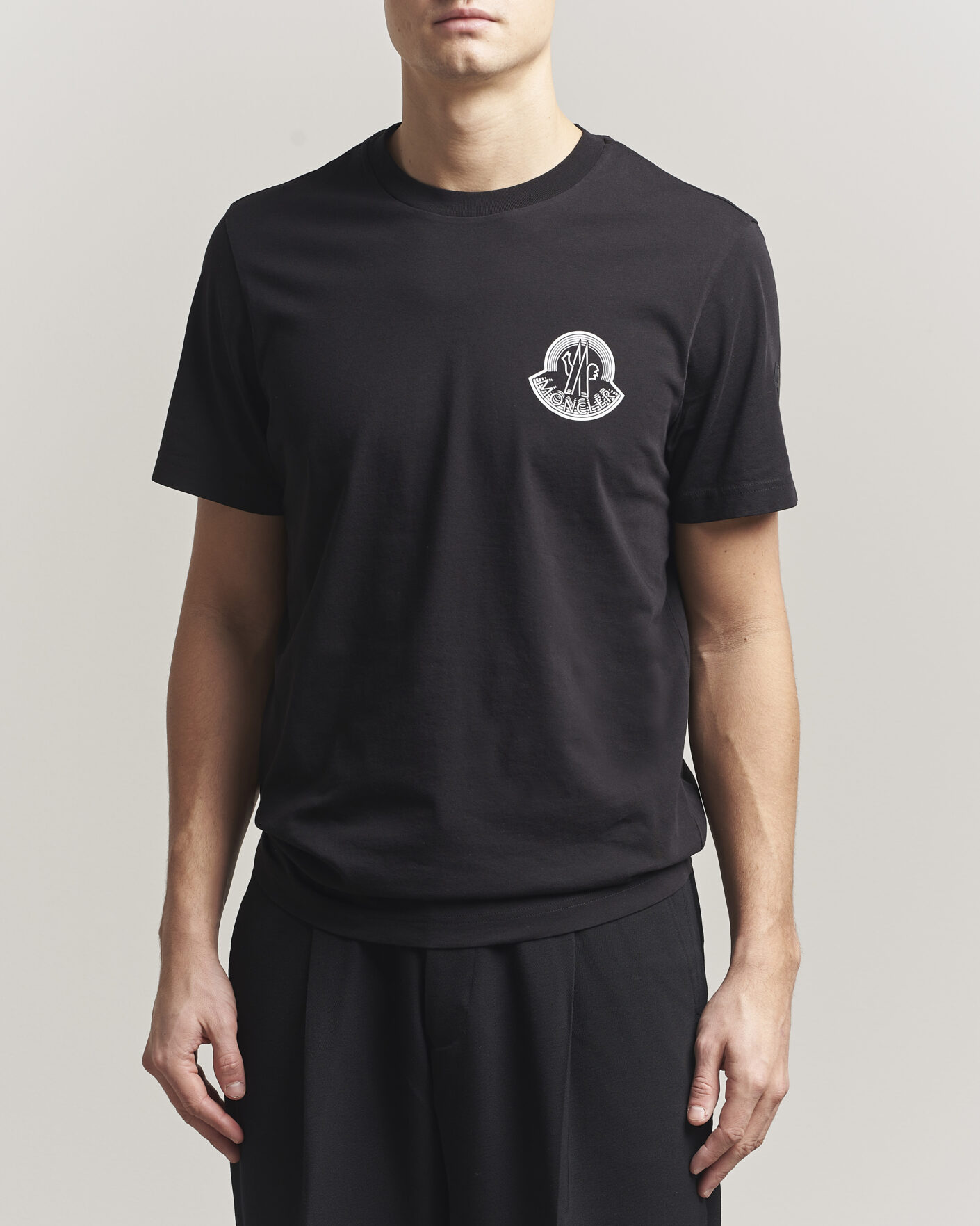 Hombres | Camisetas | Moncler | 3D Logo T-Shirt Black
