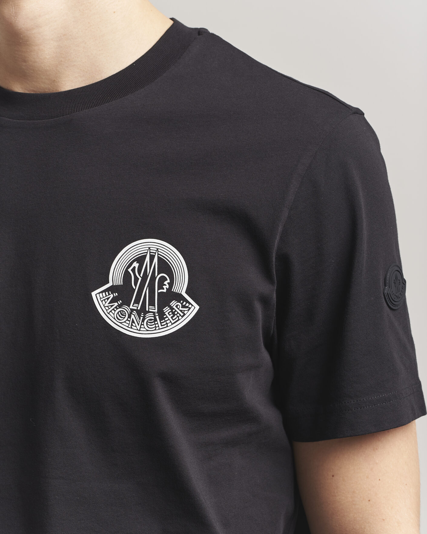 Hombres | Camisetas | Moncler | 3D Logo T-Shirt Black