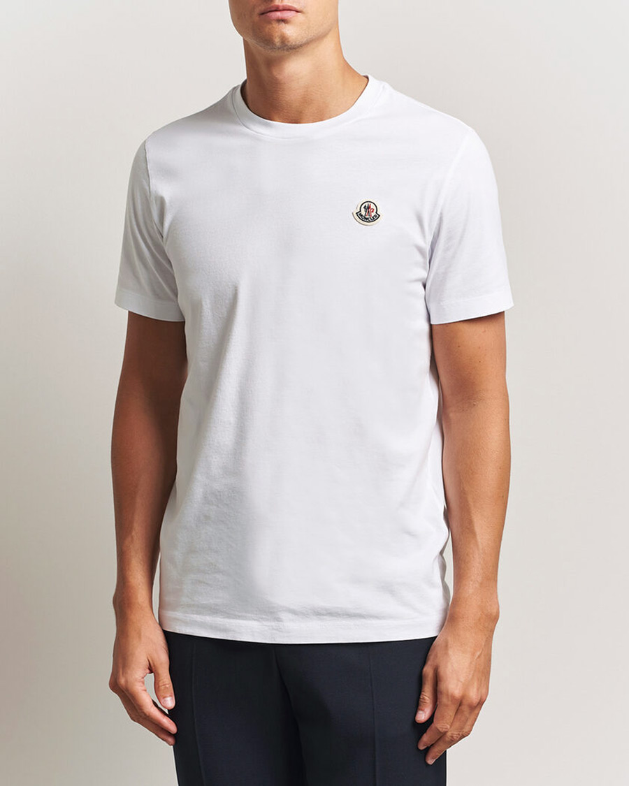 Hombres | Camisetas | Moncler | 3-Pack Logo T-Shirts Black/White/Green