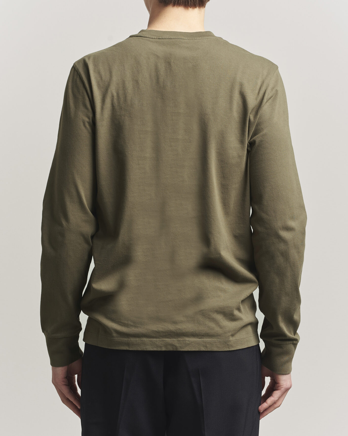 Hombres | Camisetas | Moncler | Lettering Logo Long Sleeve T-Shirt Desert