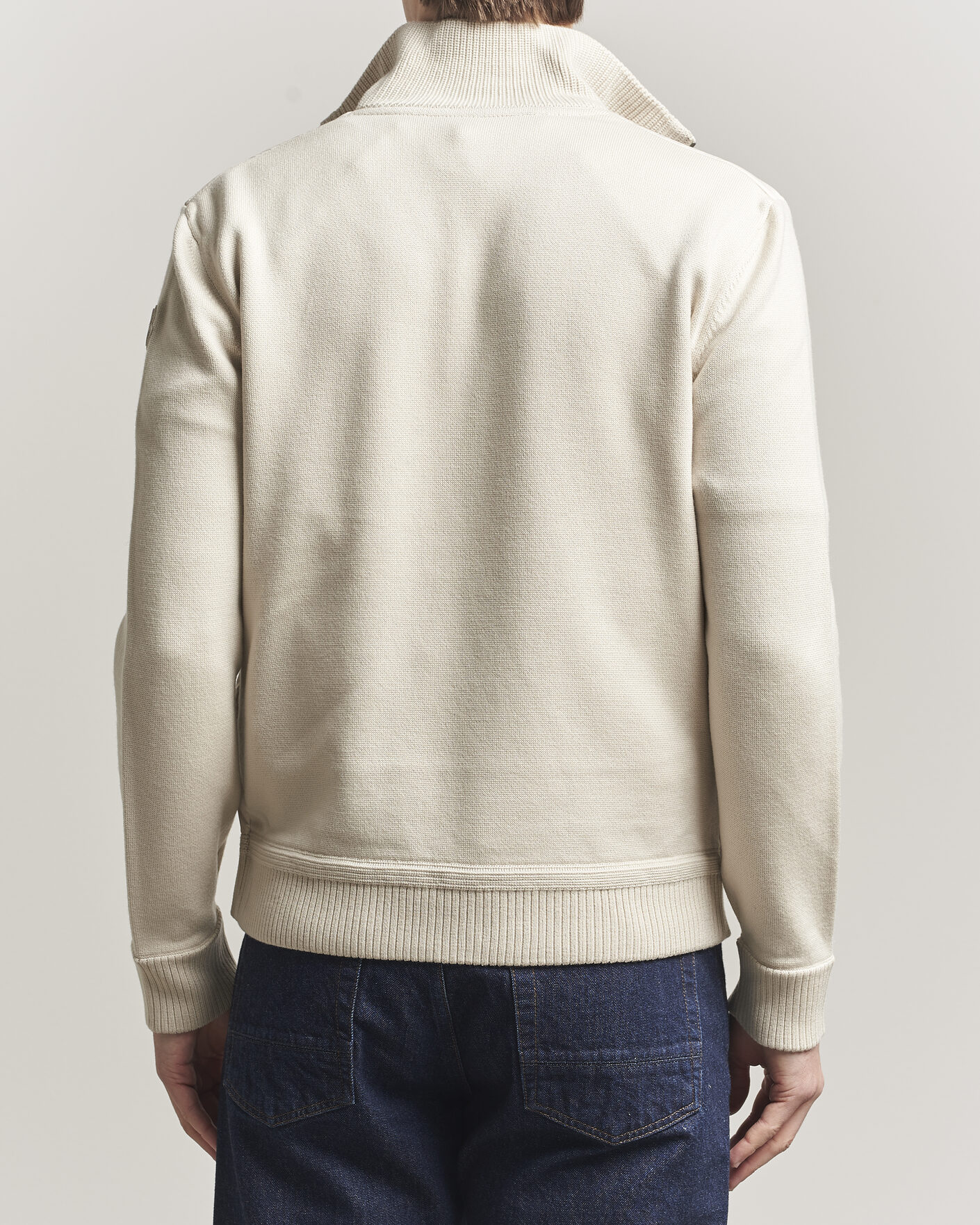 Hombres | Abrigos y chaquetas | Moncler | Luxury Hybrid Zip Cardigan Off White