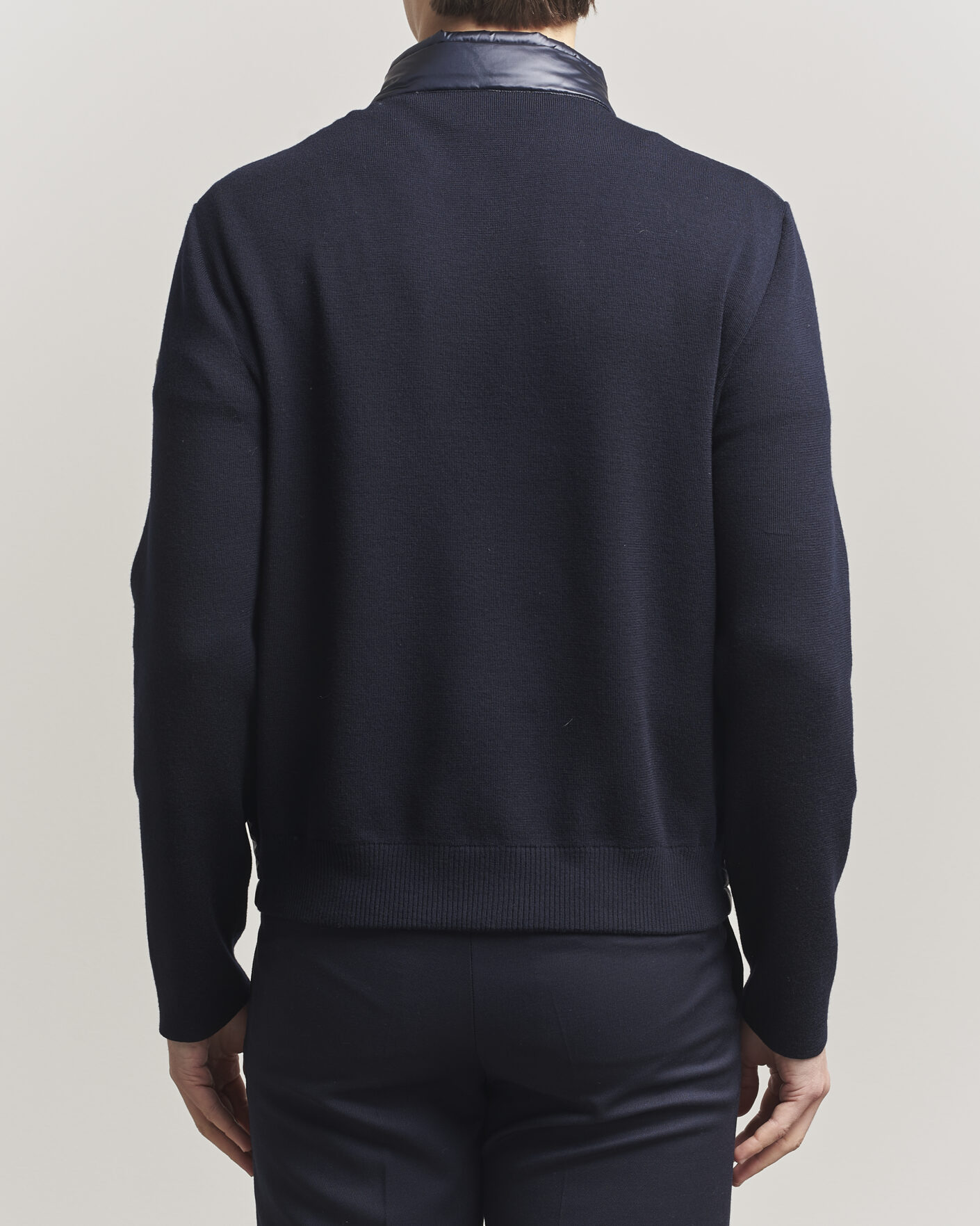 Hombres | Abrigos y chaquetas | Moncler | Hybrid Laque Zip Cardigan Navy