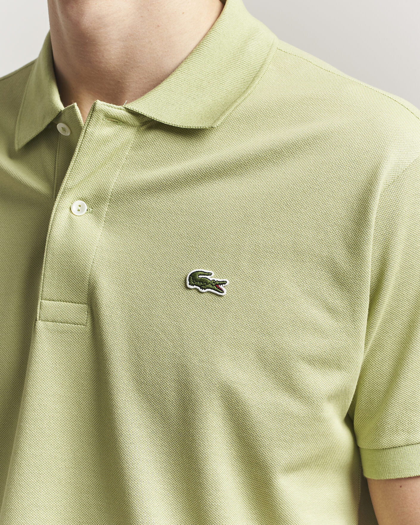 Hombres | Polos | Lacoste | Original Polo Piké Birch Green