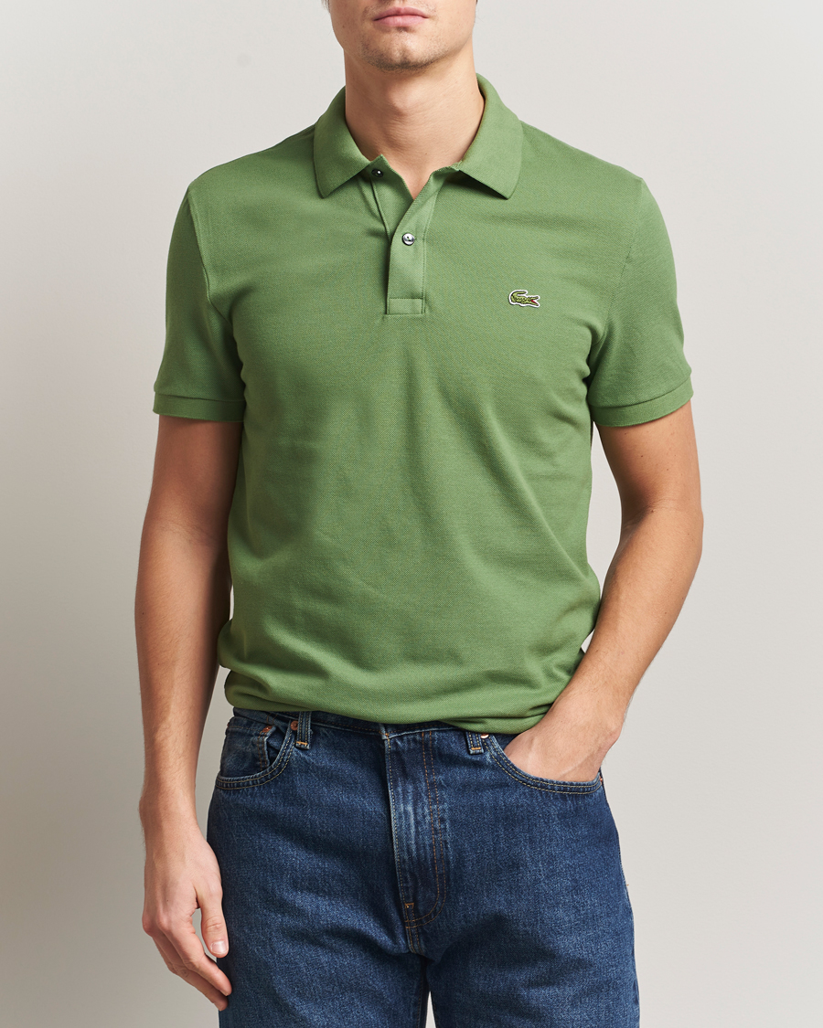 Hombres | Polos | Lacoste | Slim Fit Polo Piké Lettuce