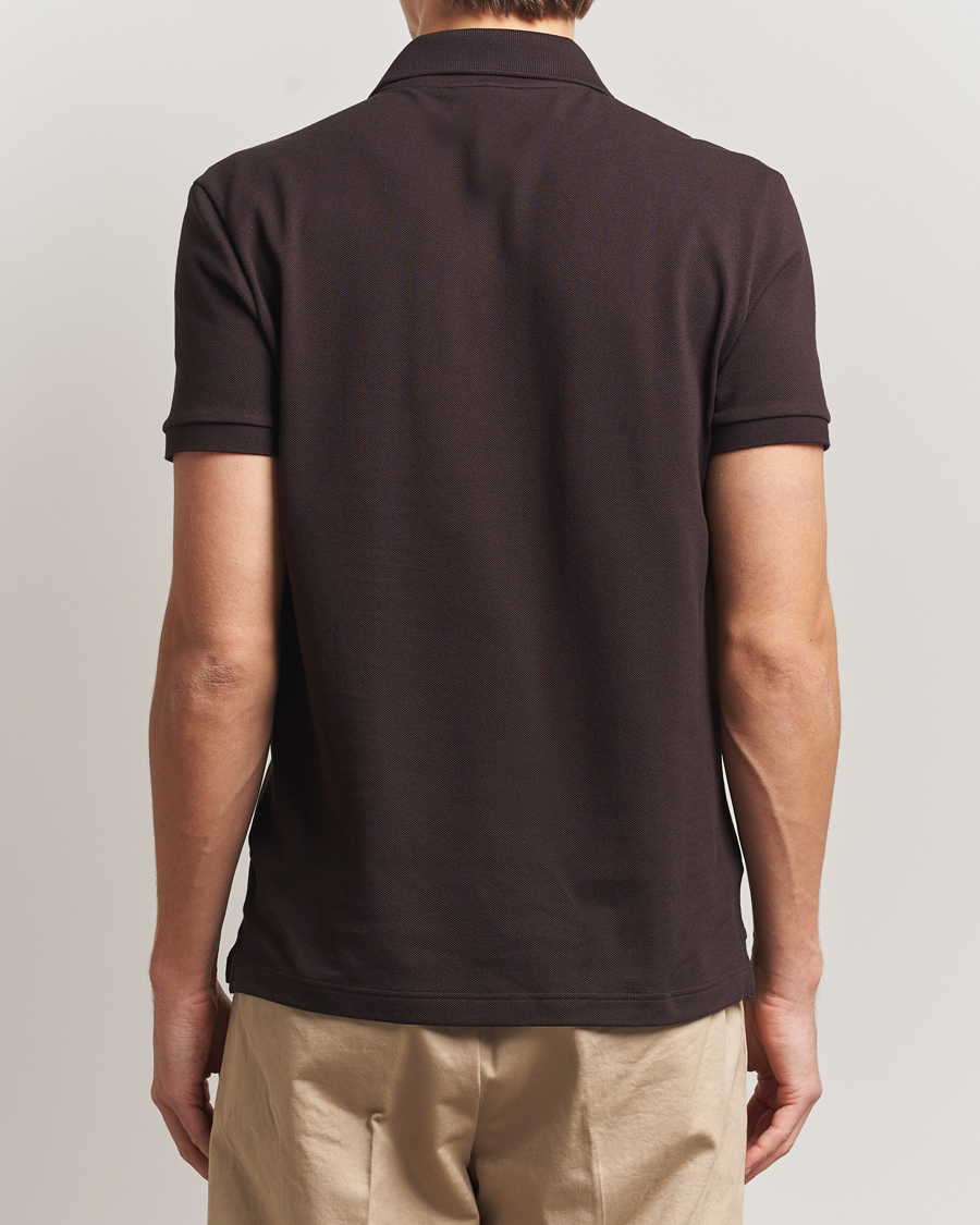 Hombres | Polos | Lacoste | Slim Fit Polo Piké Buffle Brown