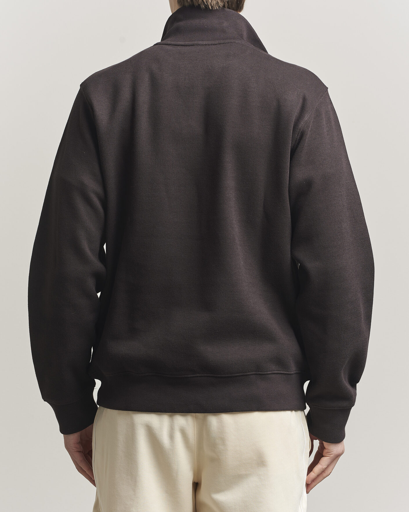 Hombres | Jerséis y prendas de punto | Lacoste | Rib Interlock Half Zip Buffle Brown