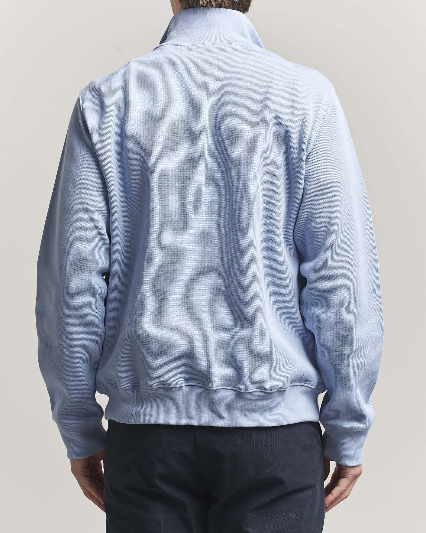 Hombres | Jerséis y prendas de punto | Lacoste | Rib Interlock Half Zip Aphylla Blue