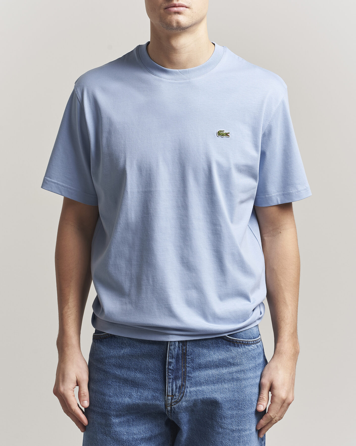 Hombres | Camisetas | Lacoste | Crew Neck T-Shirt Aphylla Blue