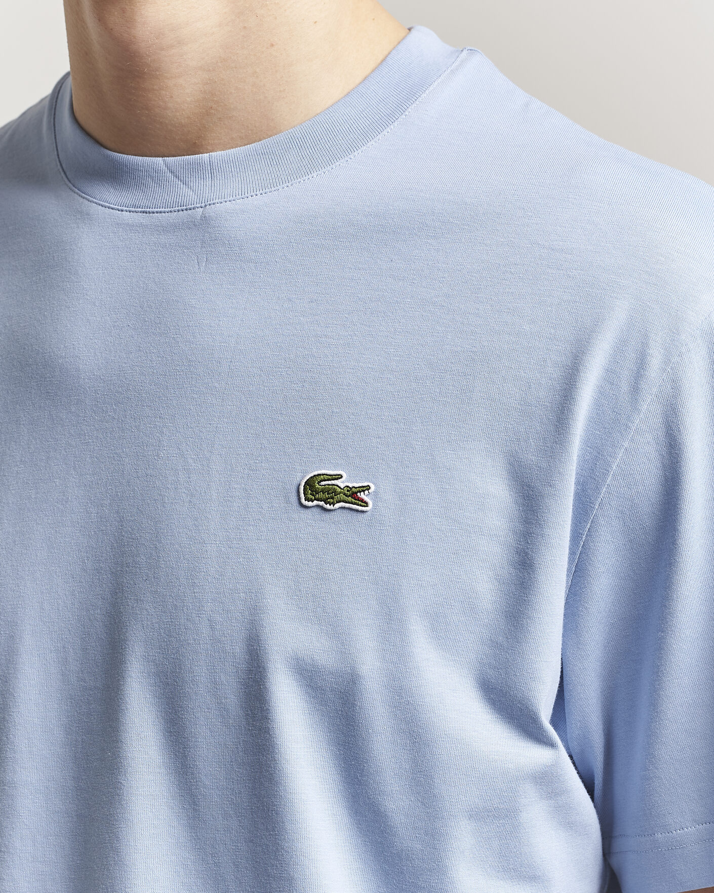 Hombres | Camisetas | Lacoste | Crew Neck T-Shirt Aphylla Blue