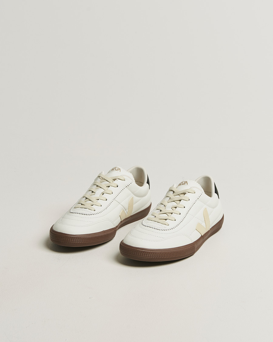 Hombres | Zapatillas | Veja | Panenka Leather Sneaker White/Black Bark