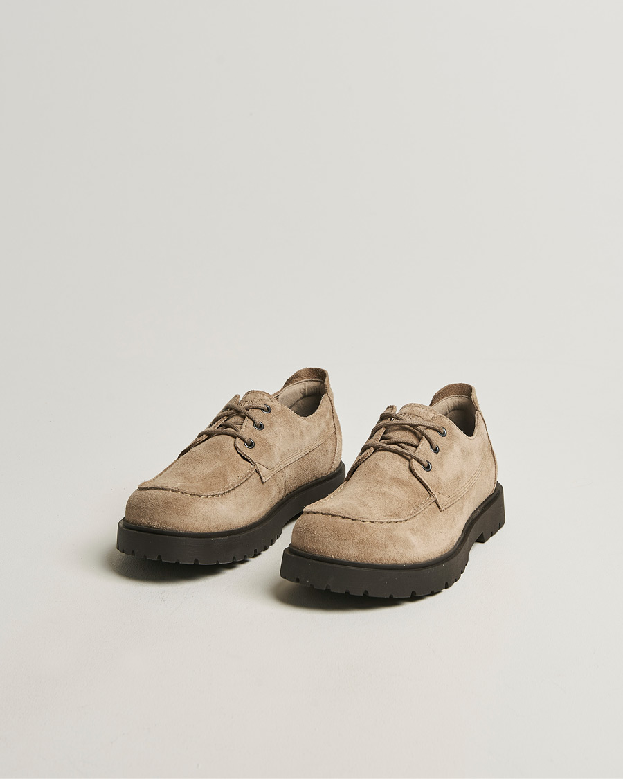 Hombres | Zapatos Oxford | BIRKENSTOCK | Highwood Moc Lace Gray Taupe Suede