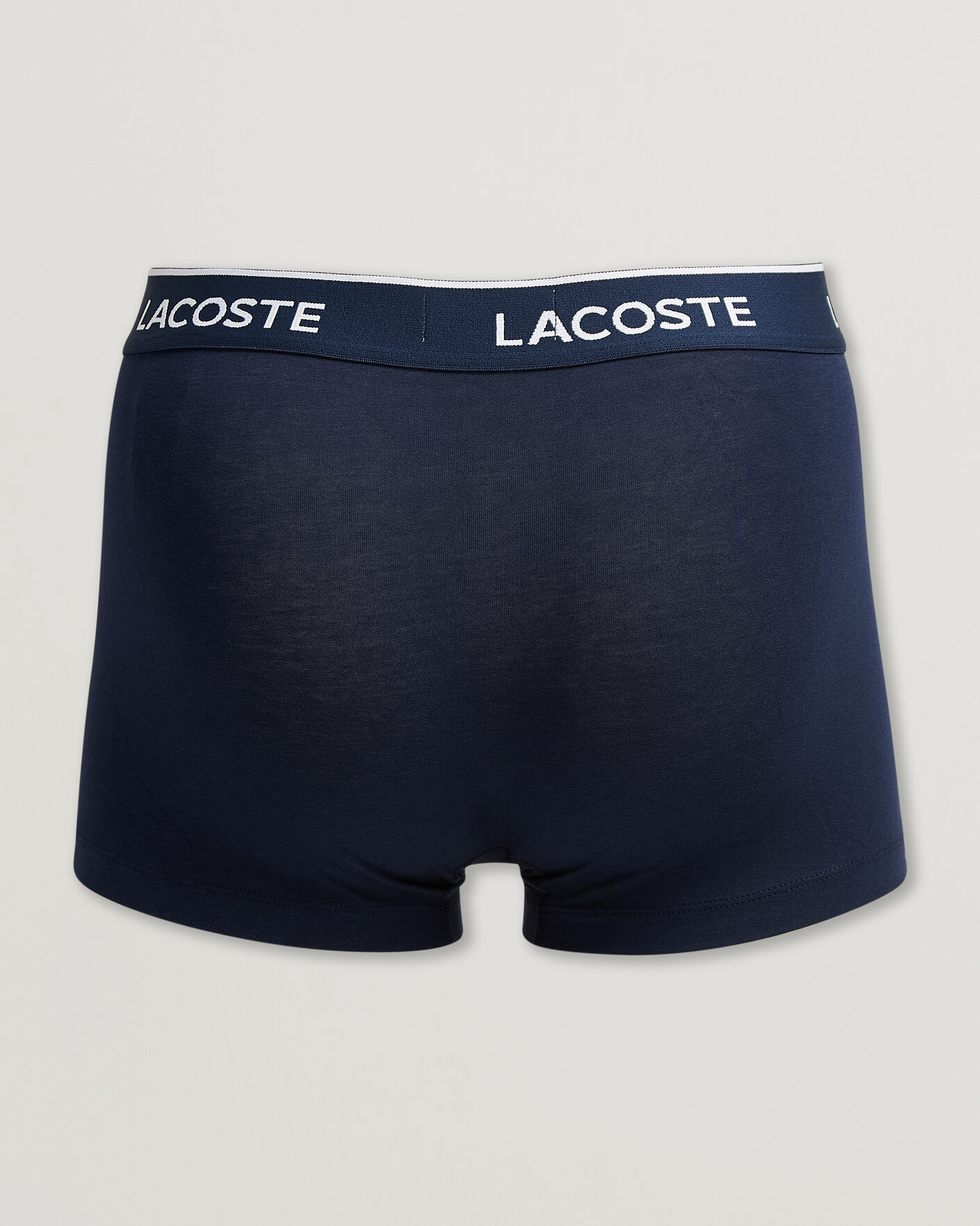 Hombres | Ropa interior y calcetines | Lacoste | 3-Pack Stretch Cotton Trunks Navy Blue