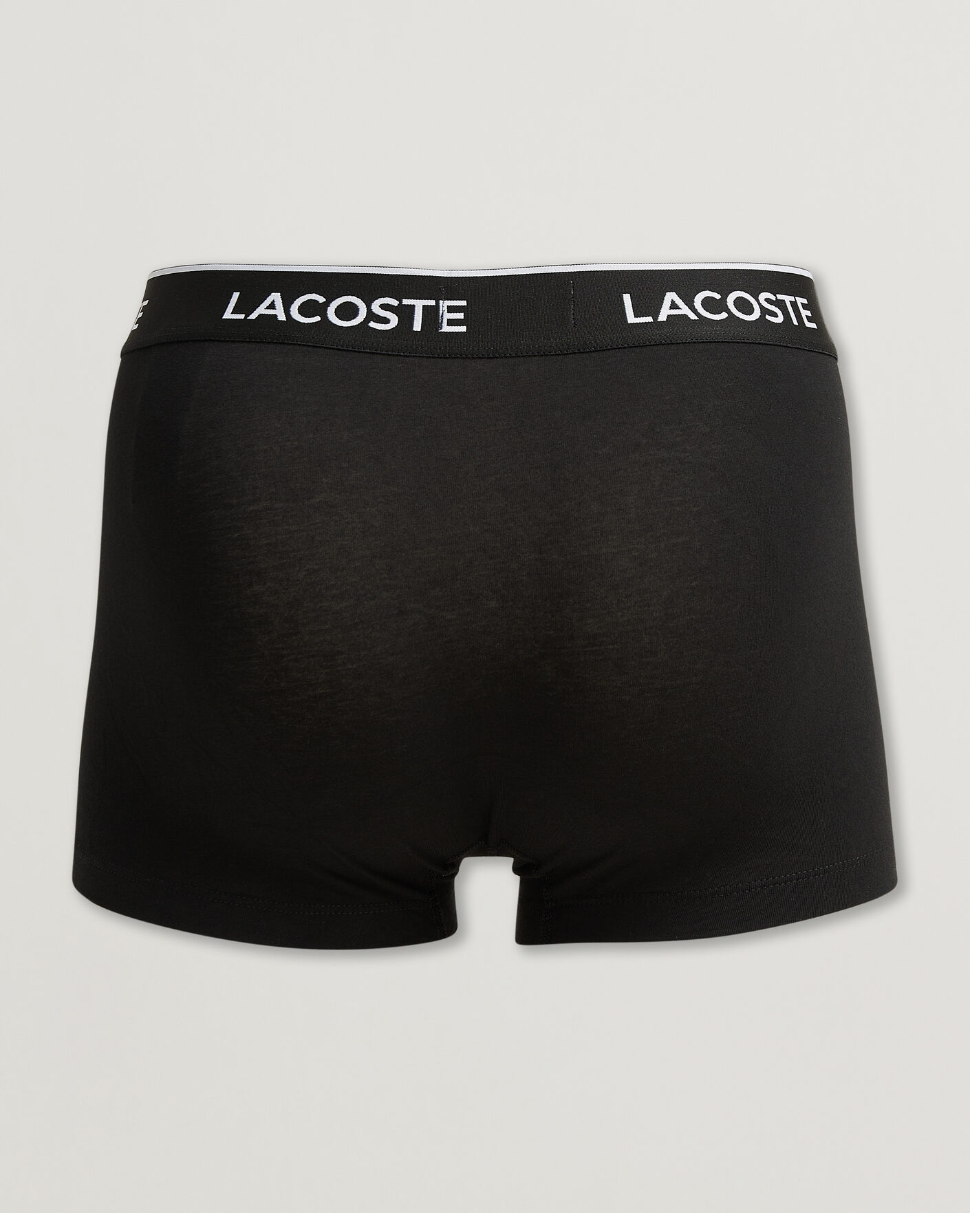 Hombres | Ropa interior y calcetines | Lacoste | 3-Pack Stretch Cotton Trunks Black/White/Grey