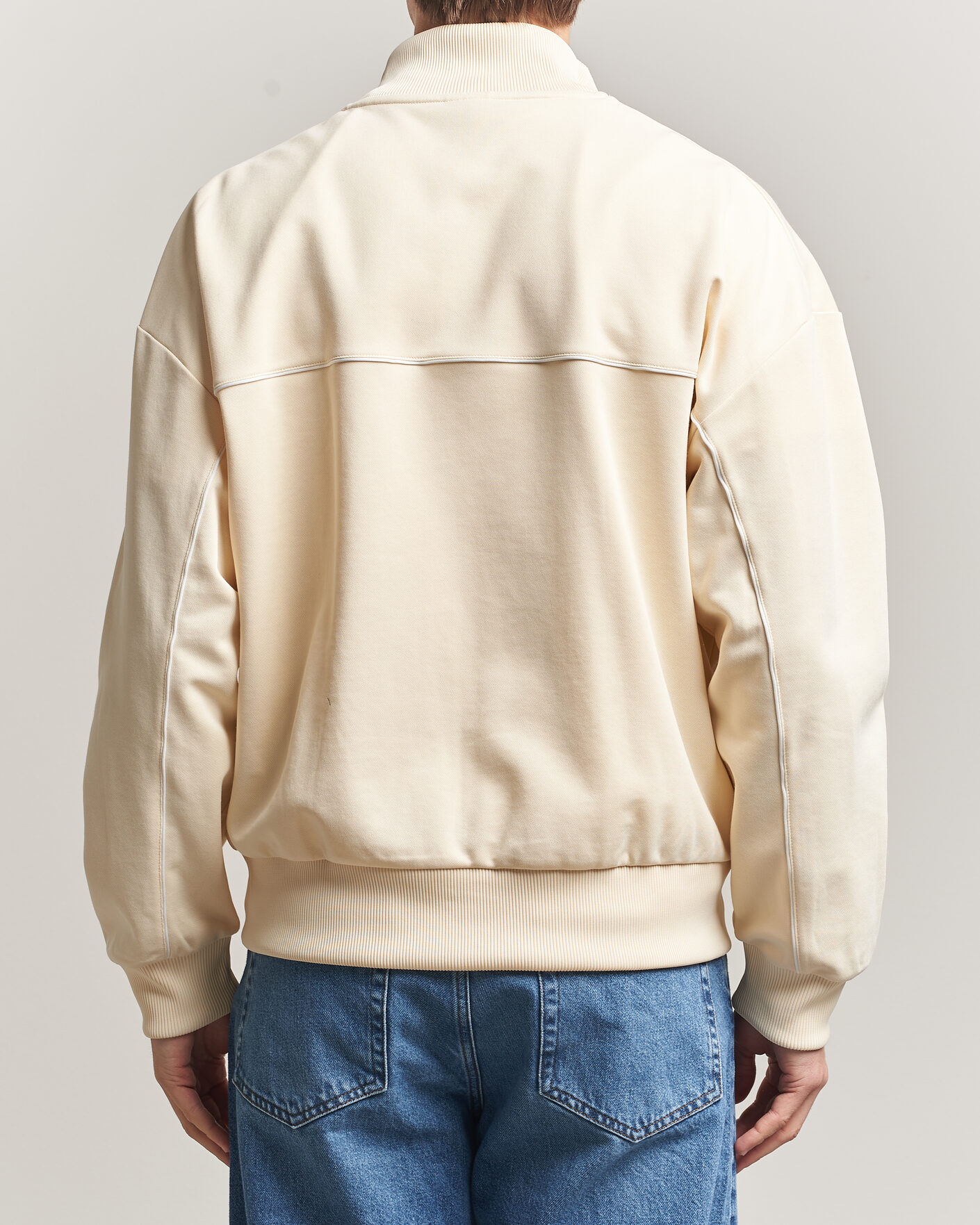 Hombres | Jerséis y prendas de punto | Lacoste | Piqué Track Jacket Naturel Clair