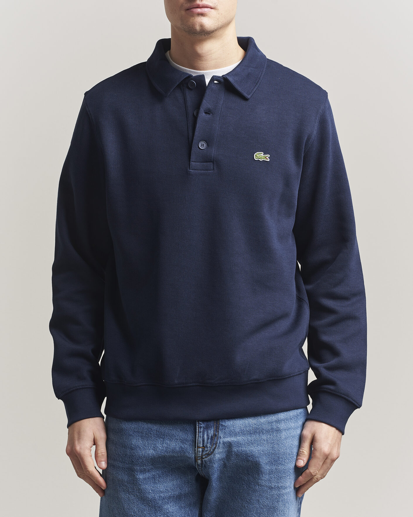 Hombres | Jerséis y prendas de punto | Lacoste | Polo Sweater Navy Blue