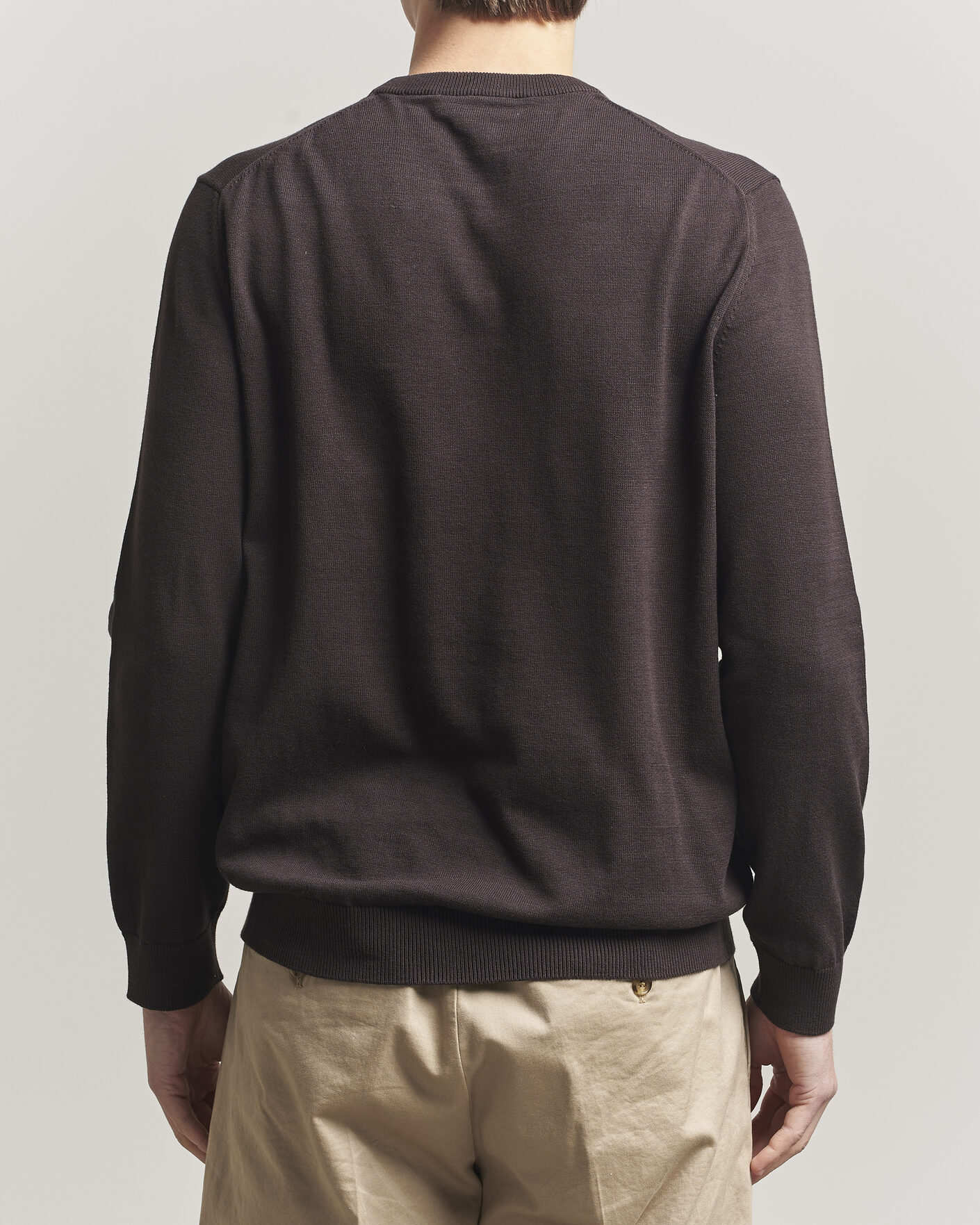 Hombres | Jerséis y prendas de punto | Lacoste | Cotton Knitted Sweater Buffalo Brown