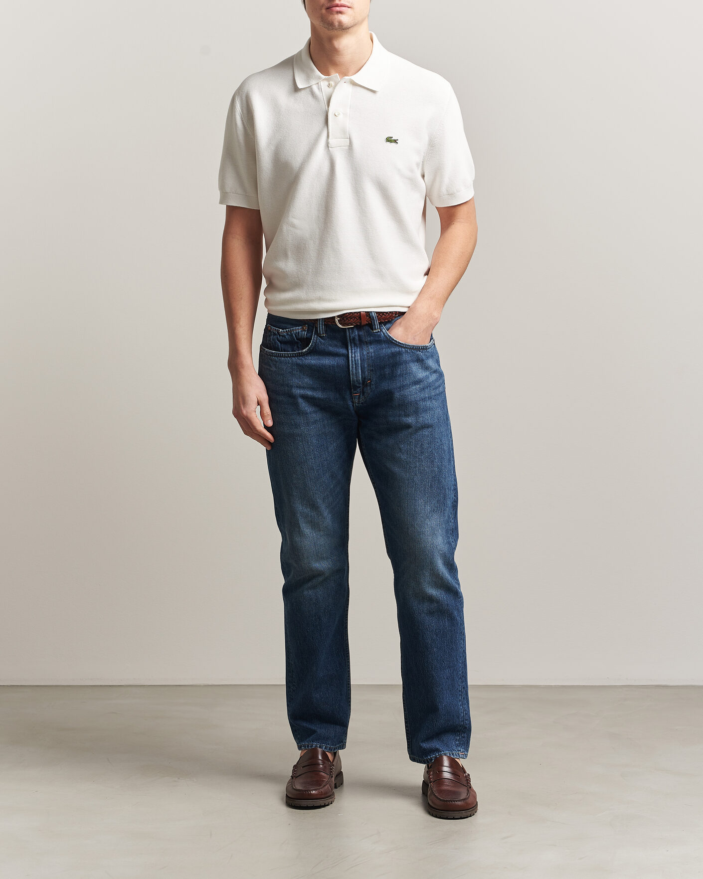 Hombres | Polos | Lacoste | Cotton Knitted Polo Flour