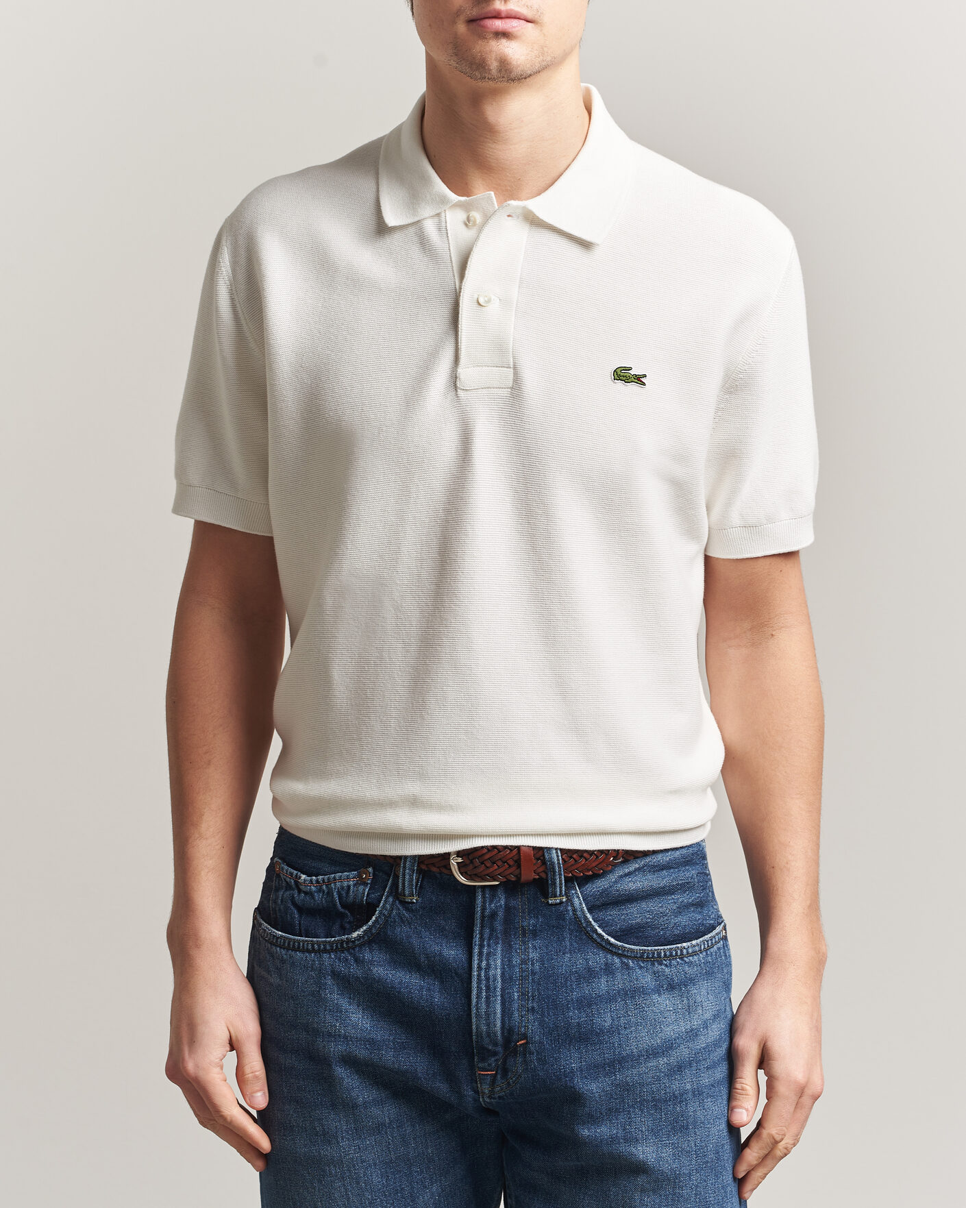 Hombres | Polos | Lacoste | Cotton Knitted Polo Flour